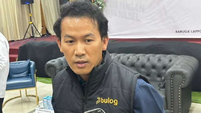 Manajer Pengadaan Perum Bulog Kanwil Sulselbar, Rahmatullah.