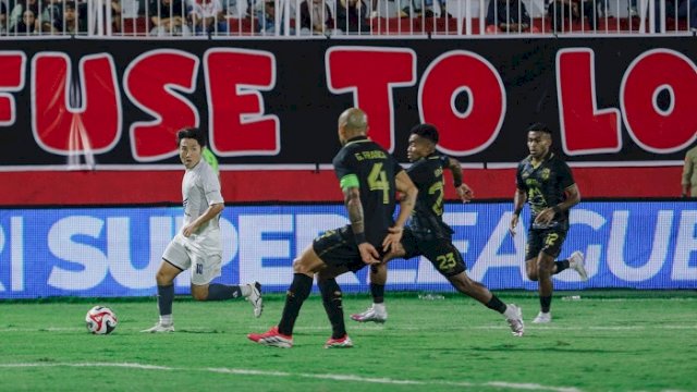 PSM Makassar bermain imbang 3-3 melawan Malut United di Stadion Kie Raha, Ternate, Maluku Utara, Sabtu (7/3/2026) malam. (Foto: X/@PSM_Makassar)