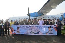 Fly Jaya Lakukan Penerbangan Perdana Masamba-Makassar, Gubernur Ajak Masyarakat Manfaatkan Layanan
