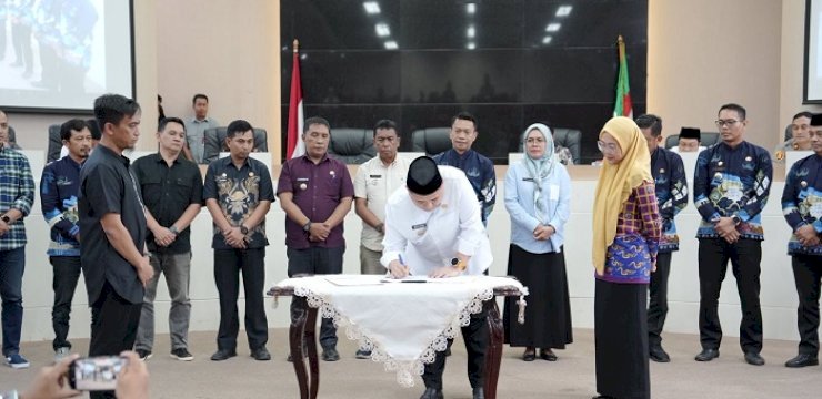 Camat Se-Makassar Teken Komitmen Basmi Sampah, Terapkan Sanitary Landfill di TPA Antang