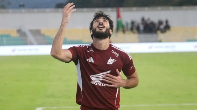 Penyerang PSM Makassar, Sheriddin Boboev. (dok. ileague)