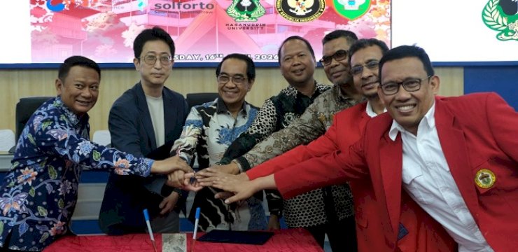 Kembangkan Riset Rumput Laut, Unhas Gandeng Solforto Korea Selatan