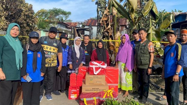 Gubernur Kirim Bantuan untuk Korban Kebakaran di Parepare