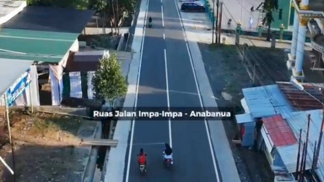 Ruas Jalan Impa-Impa – Anabanua di Wajo Mulus, Gubernur: Mobilitas Warga Kian Lancar