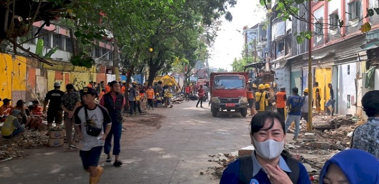 Bongkar Mandiri Lapak di Bontoala, Pemkot Makassar Siapkan KUR untuk PKL Terdampak