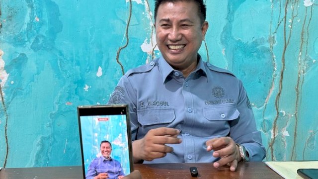 Direktur Utama Perumda Terminal Makassar Metro, Elber Maqbul Amin.