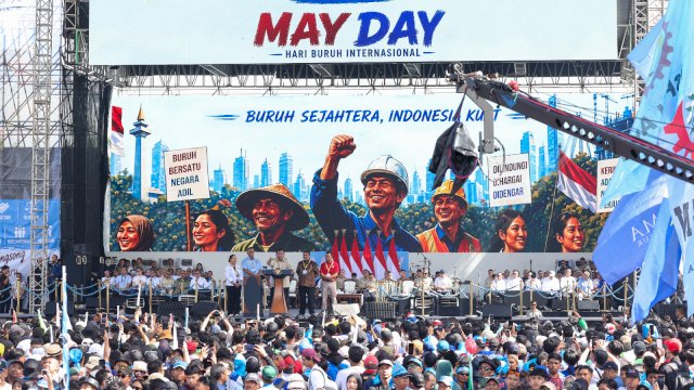 Peringatan Hari Buruh Internasional (May Day) 2026 di Jakarta, Jumat (1/5/2026)