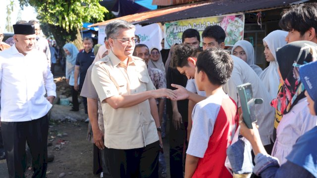 Menteri Ketenagakerjaan, Yassierli usai meresmikan sumur bor di Masjid Raya Balai Gadang, Kota Padang, Sumatera Barat, Kamis (14/5/2026).
