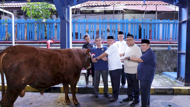 Kementerian Ketenagakerjaan melakukan penyembelihan hewan qurban, Kamis (28/5/2026).