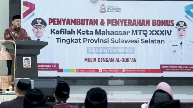Walikota Makassar Beri Apresiasi dan Bonus bagi 47 Peserta Juara Lomba MTQ Sulsel