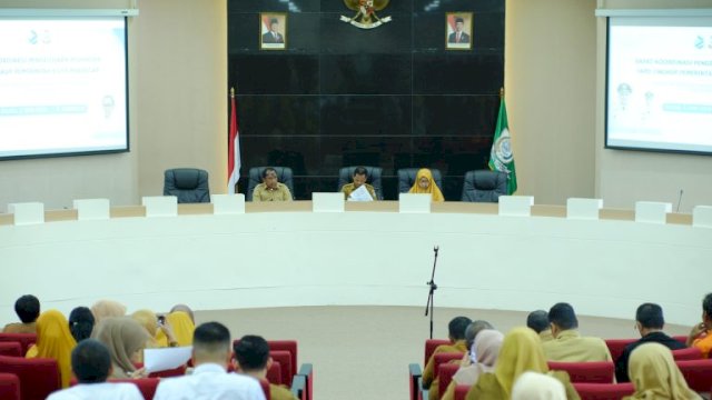 Badan Pendapatan Daerah (Bapenda) Kota Makassar menghadiri Rapat Pengelolaan Keuangan SKPD Lingkup Pemerintah Kota Makassar.