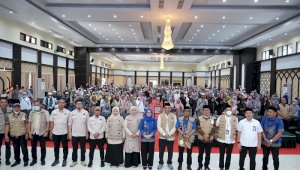 Bupati Gowa Sambut Kepulangan Jemaah Haji Kloter Lima
