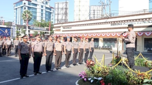 149 Personel Polrestabes Makassar Naik Pangkat, Ini Pesan Kapolrestabes