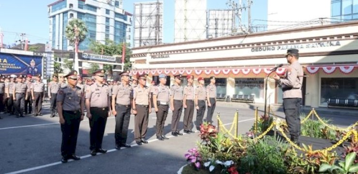 149 Personel Polrestabes Makassar Naik Pangkat, Ini Pesan Kapolrestabes