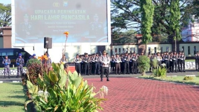 Polda Sulsel Gelar Upacara Hari Lahir Pancasila, Teguhkan Semangat Persatuan dan Nasionalisme