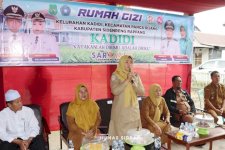 Percepat Penurunan Stunting, Wabup Sidrap Resmikan Rumah Gizi dan Posyandu di Kadidi