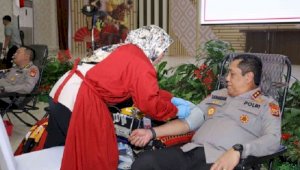 Sambut Hari Bhayangkara, Polda Sulsel Gelar Aksi Donor dan Kumpulkan 278 Kantong Darah