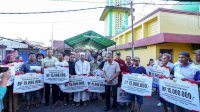 Gubernur Sulsel Salurkan Bantuan Sosial dan Rehabilitasi Rumah Korban Kebakaran di Mangasa