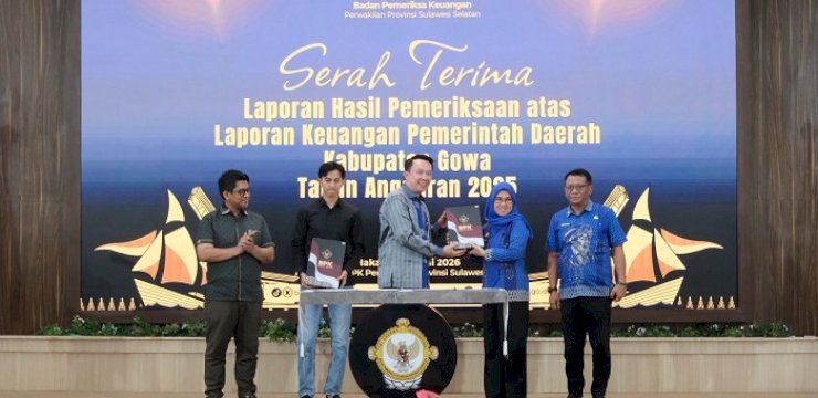 Pemkab Gowa Raih Opini WTP Ke-14 Kalinya dari BPK RI