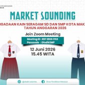 Disdik Makassar Gelar Market Sounding Pengadaan Kain Seragam SD-SMP