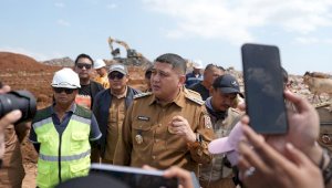Munafri Tinjau Kolam Lindi TPA Antang, Air Limbah Diperkuat Cegah Pencemaran Lingkungan