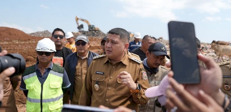 Munafri Tinjau Kolam Lindi TPA Antang, Air Limbah Diperkuat Cegah Pencemaran Lingkungan